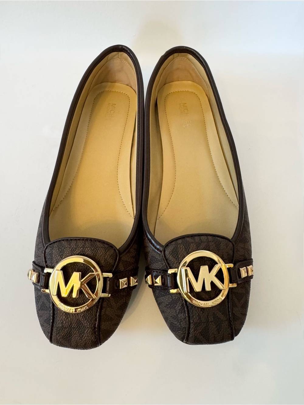 Michael Kors Women’s Fulton Studded Logo Moccasin Like New